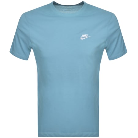 Nike Sportswear Futura T Shirt Denim Turquoise | Mainline
